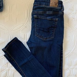 AEO Dark Wash Jeggings size 4